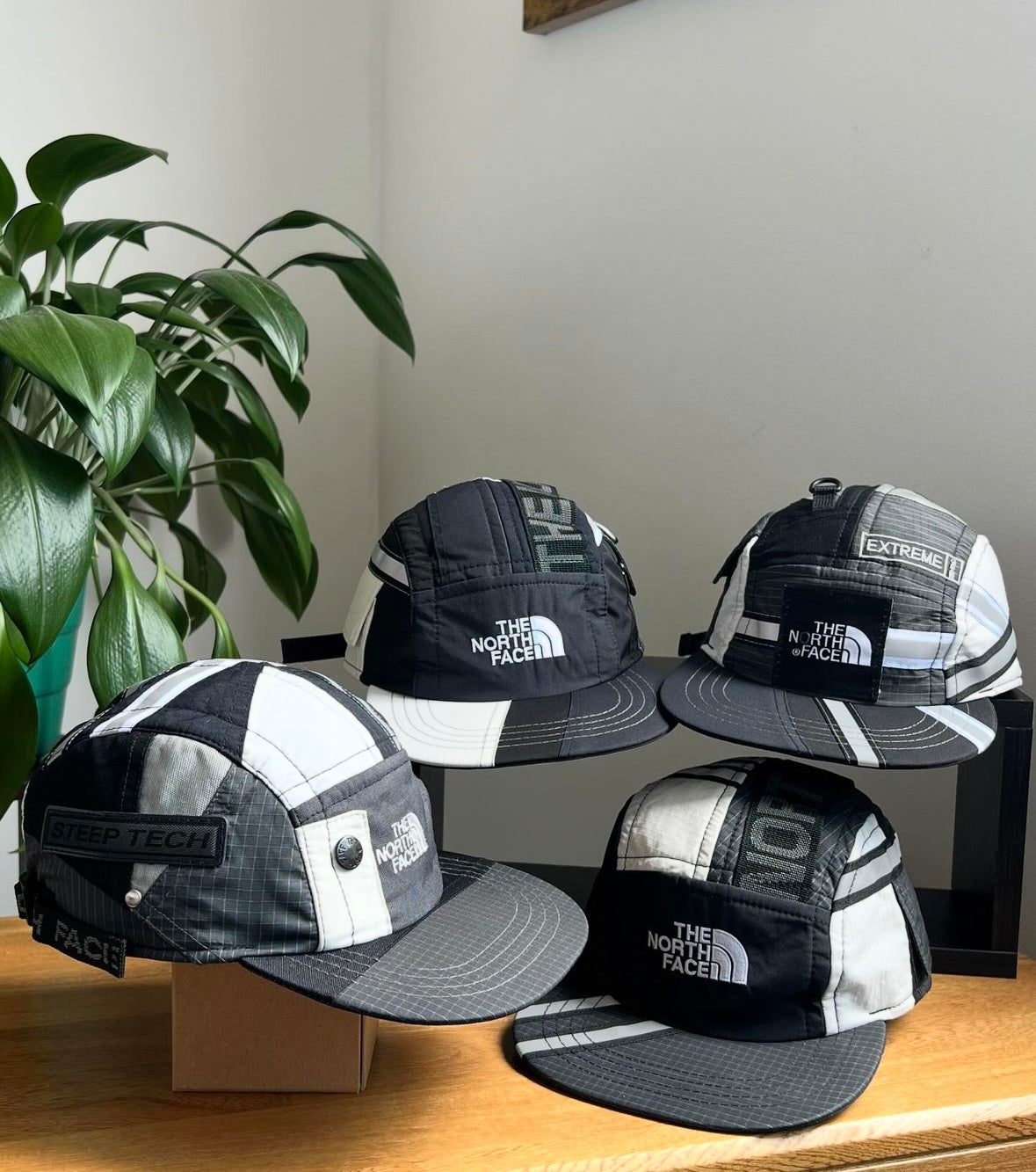 Upcycled TNF Utility Hats (Black)