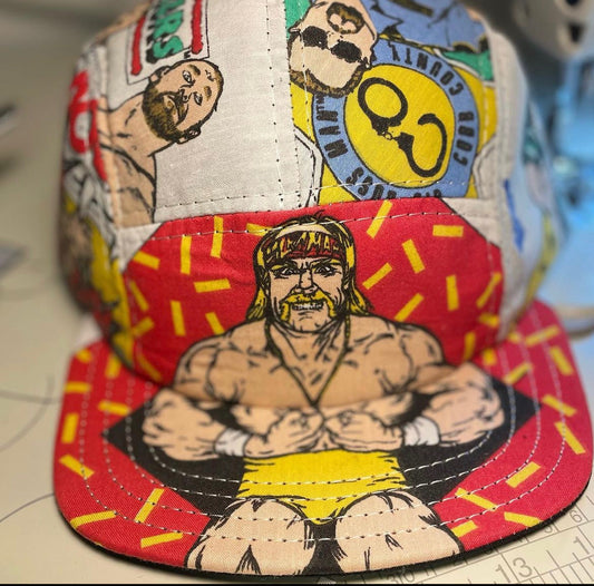 Upcycled Utility Hat (Hulk Hogan)