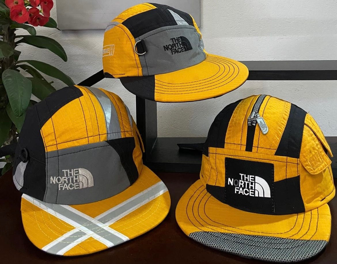 Upcycled TNF Utility Hats (Dark Yellow)