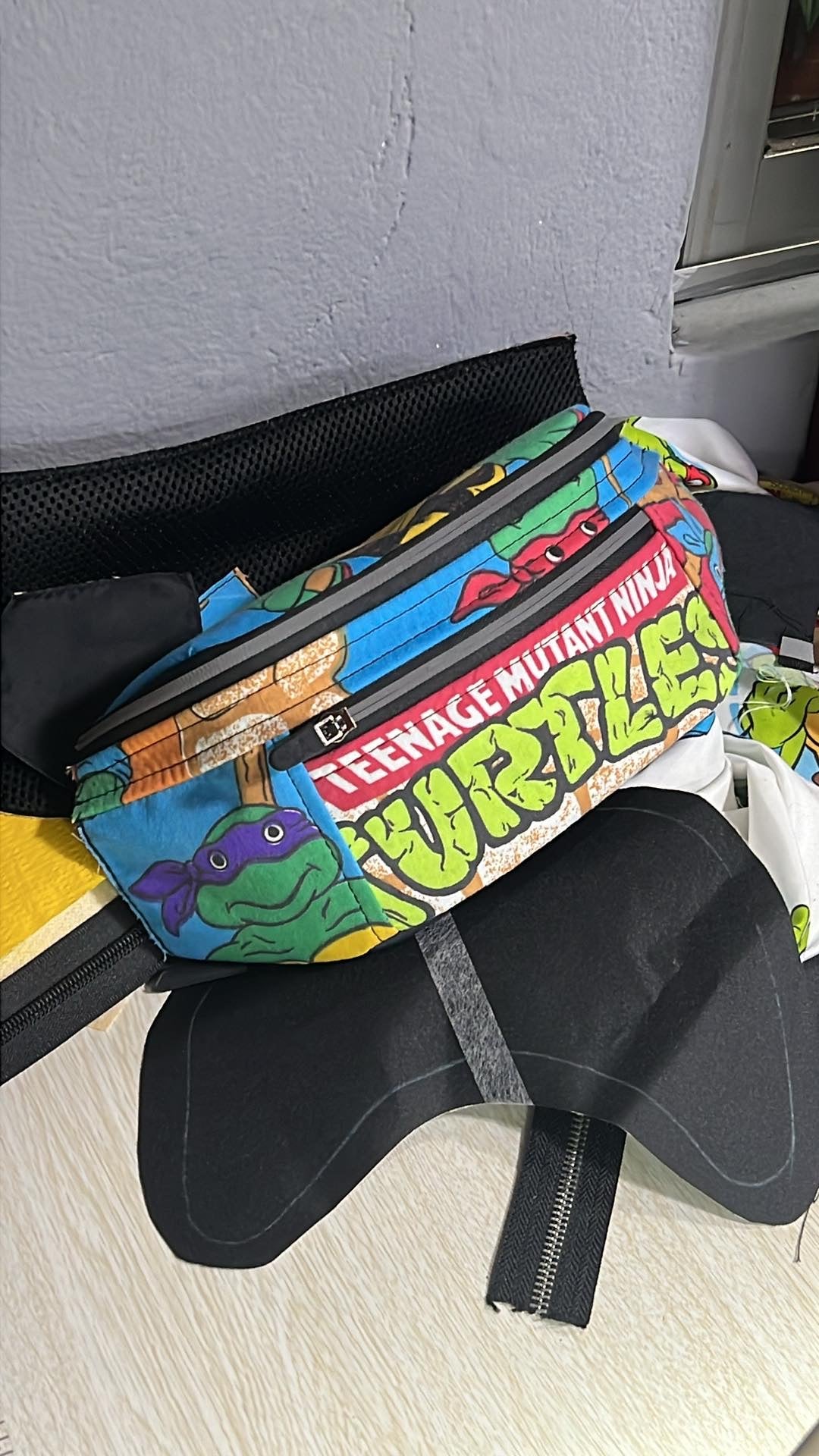 Upcycled TMNT Fanny Pack