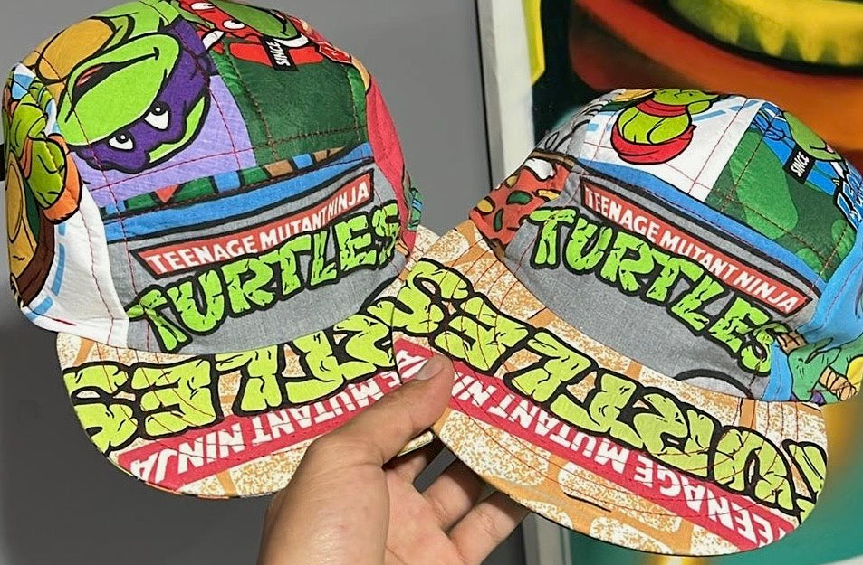 Upcycled TMNT Utility Hats