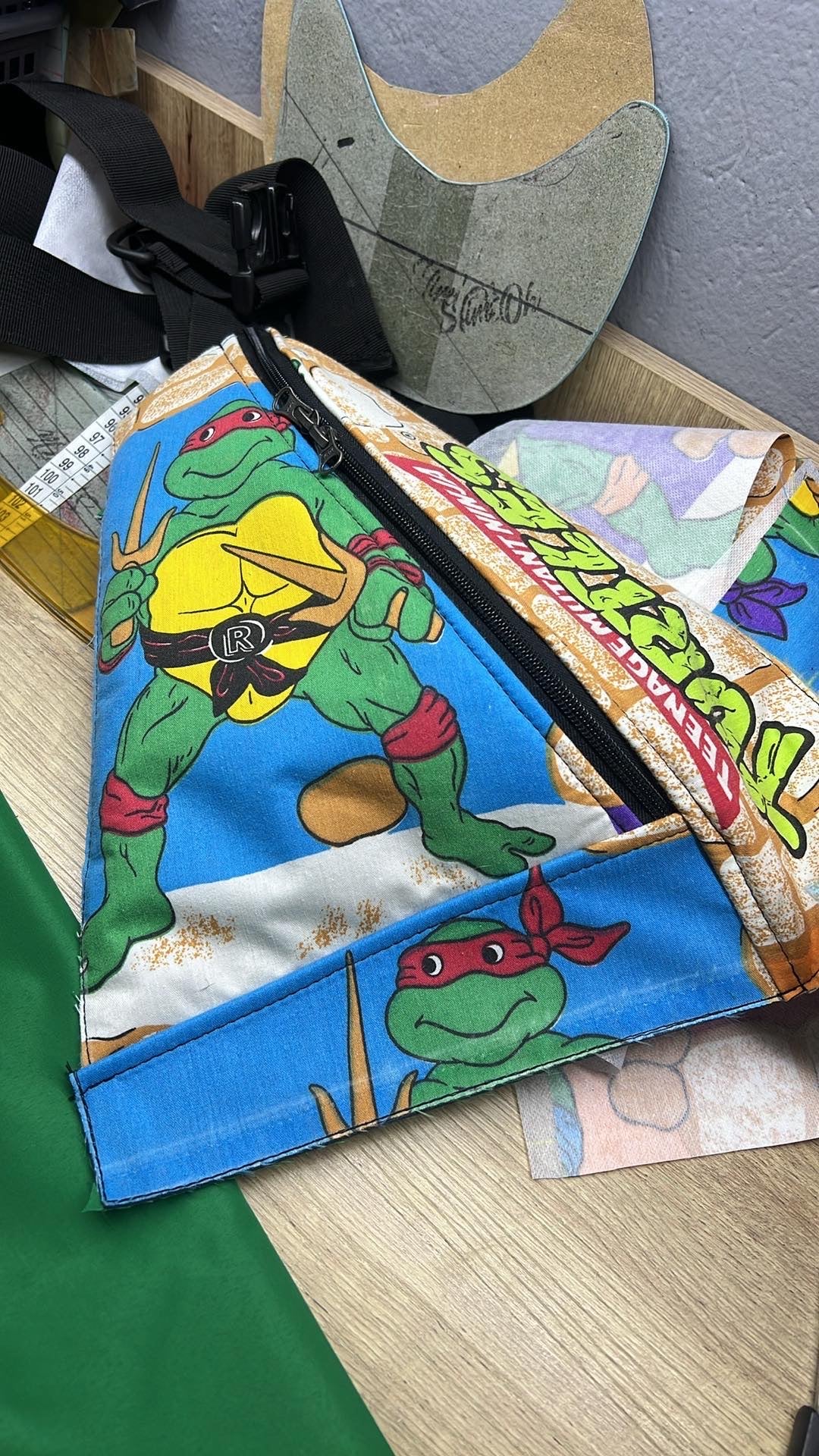 Upcycled Utility Bucket Hat (TMNT)