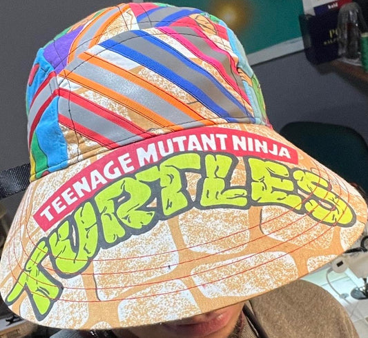 Upcycled Utility Hat (TMNT Orange)