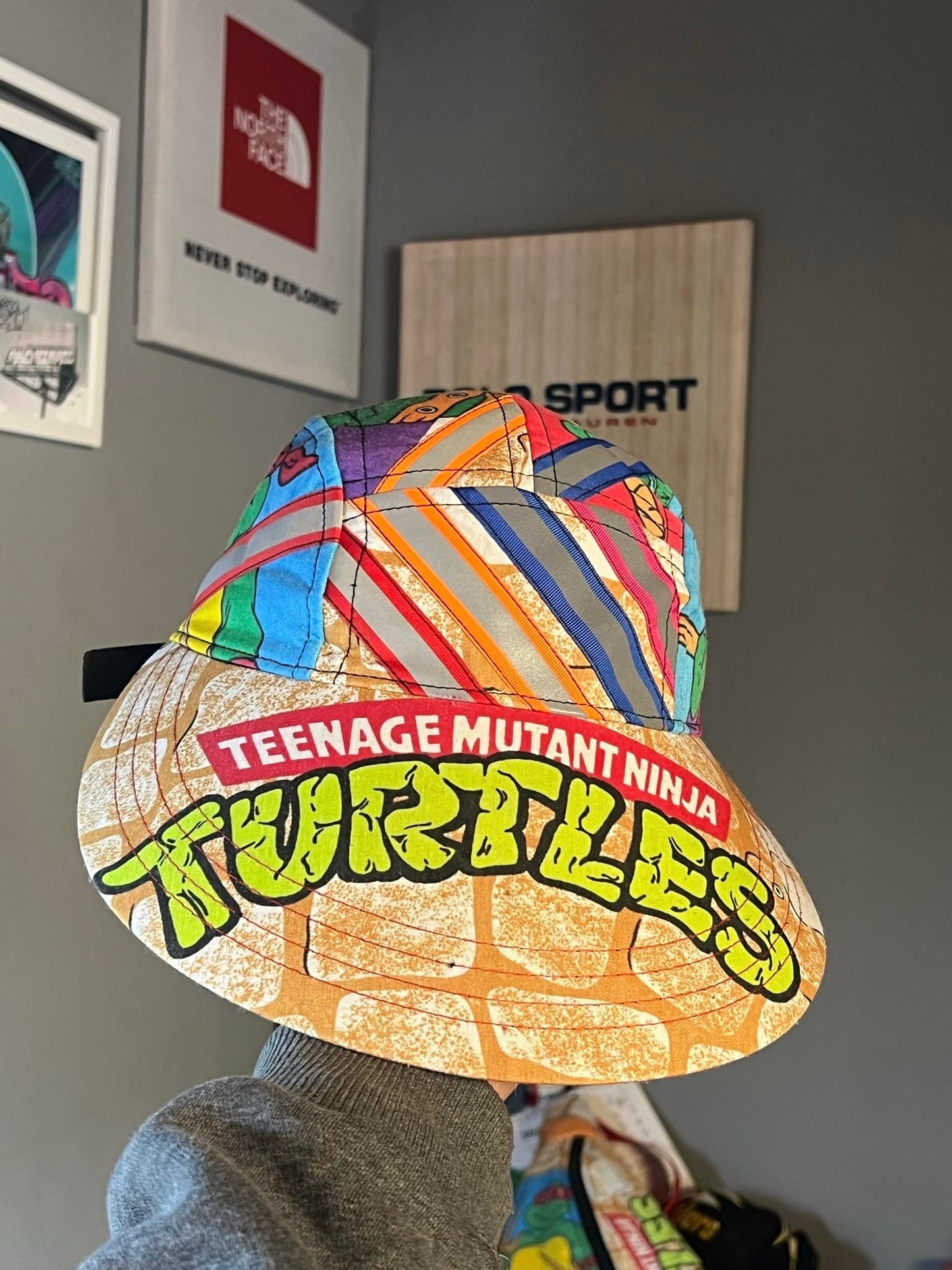 Upcycled TMNT Utility Hats