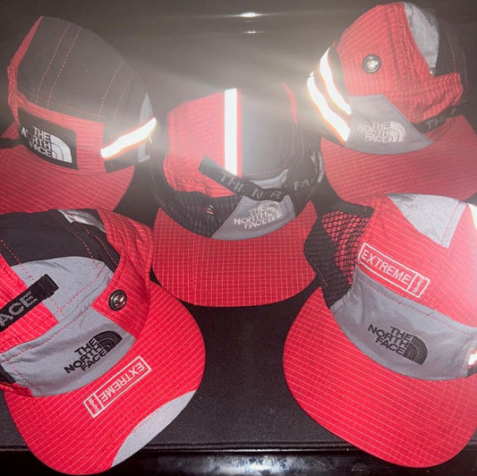 Upcycled TNF Utility Hats (Red Extreme)