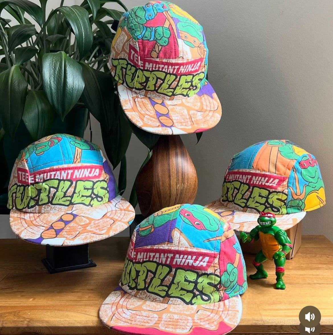 Upcycled TMNT Utility Hats